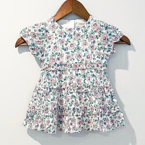 Crewcuts By J. Crew NEW Floral Ruffled Toddler Dress Size 18-24 Months